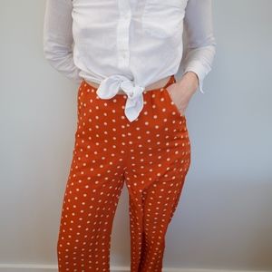 High Waist FARROW Silk Pants